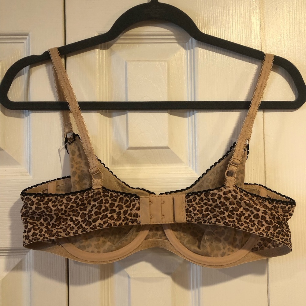 BeTempted Leopard Sheer Bra - Picture 2 of 3